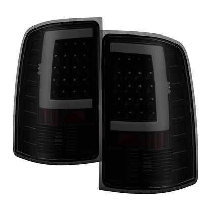 Spyder xTune 07-13 GMC Sierra 1500 LED Tail Lights - Black Smoke (Alt-On-GS07-G2-Led-Bsm)