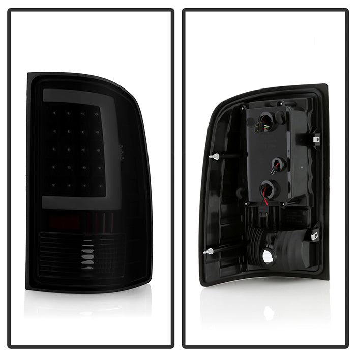 Spyder xTune 07-13 GMC Sierra 1500 LED Tail Lights - Black Smoke (Alt-On-GS07-G2-Led-Bsm)
