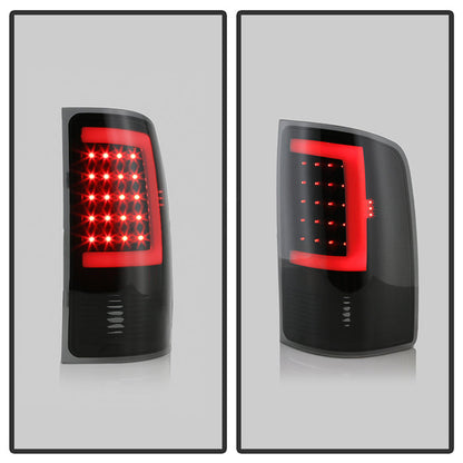 Spyder xTune 07-13 GMC Sierra 1500 LED Tail Lights - Black Smoke (Alt-On-GS07-G2-Led-Bsm)