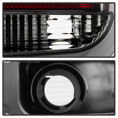 Spyder Audi A6 05-08 4Dr Sedan Only Light Bar LED Tail Lights Smke ALT-YD-AA605V2-LBLED-SM 5080776