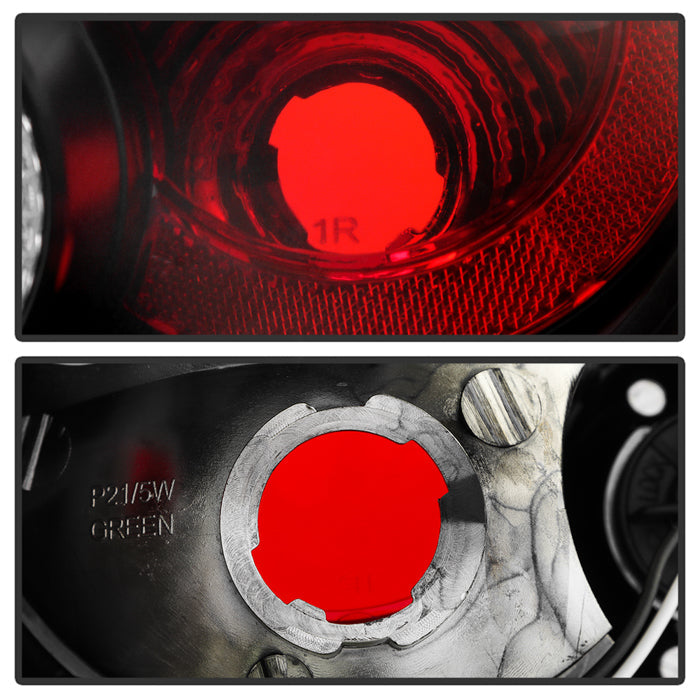 Spyder Audi TT 00-06 Euro Style Tail Lights Black Alt-Yd-ATT99-BK 5000408