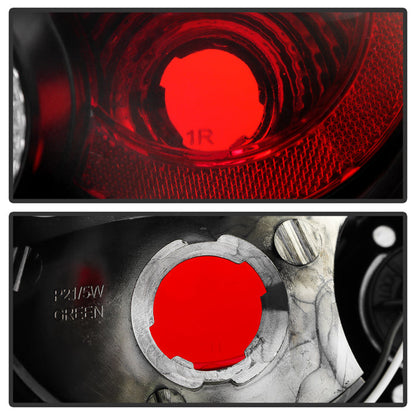 Spyder Audi TT 00-06 Euro Style Tail Lights Black Alt-Yd-ATT99-BK 5000408