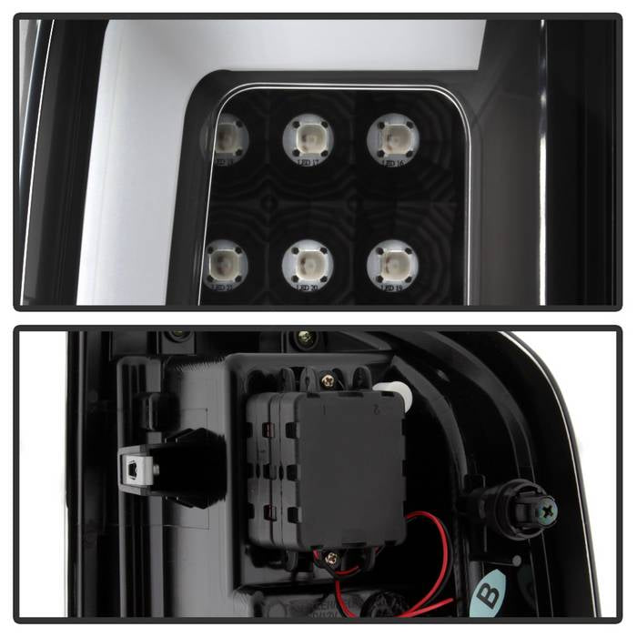 Spyder Chevy Colorado 2015-2017 Light Bar LED Tail Lights - Black Alt-Yd-CCO15-Led-Bk