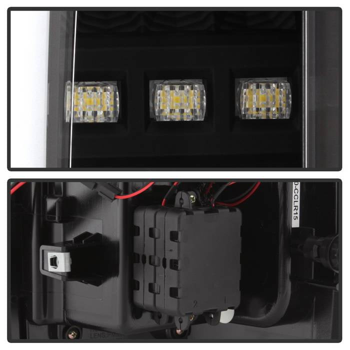 Spyder Chevy Colorado 2015-2017 Light Bar LED Tail Lights - Black Alt-Yd-CCO15-Led-Bk
