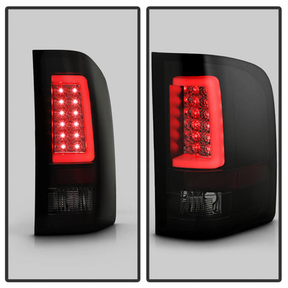 Spyder 07-13 Silverado (Will Not Work w/2010 921 Bulb)V3 Tail Lights Blk Smk