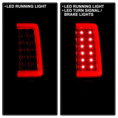 Spyder 07-13 Silverado (Will Not Work w/2010 921 Bulb)V3 Tail Lights Blk Smk