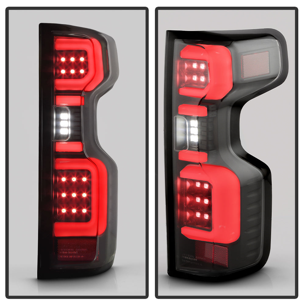 Spyder Chevy Silverado 19-20 (Do Not Fit Halogen Model) LED Tail Light Blk ALT-YD-CS19LED-BK 5087270