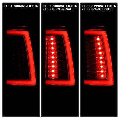 Spyder Chevy Silverado 1500/2500 99-02 Version 2 LED Tail Lights - Black ALT-YD-CS99V2-LED-BK 5081865