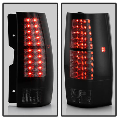 Spyder Chevy Suburban/GMC Yukon/Yukon Denali 07-14 LED Tail Lights Blk Smke ALT-YD-CSUB07-LED-BSM 5078087