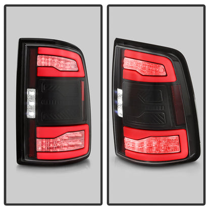 SPYDER 19-24 Dodge Ram 2500/3500 HD LED Tail Lights - Blk (ALT-YD-DR19HDLEDBSAP-GRSEQ-BK) 5089427