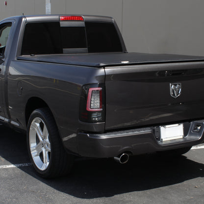 Spyder 09-16 Dodge Ram 1500 Light Bar LED Tail Lights - Black Smoke