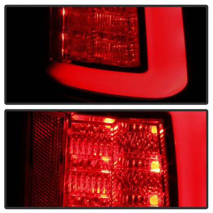 Spyder 09-16 Dodge Ram 1500 Light Bar LED Tail Lights - Black Smoke