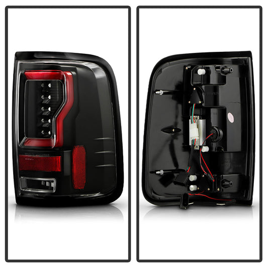 SPYDER 04-08 Ford F150 Styleside Version 2 LED Tail Lights - Black (ALT-YD-FF15004V2-RBLED-BK) 5089489
