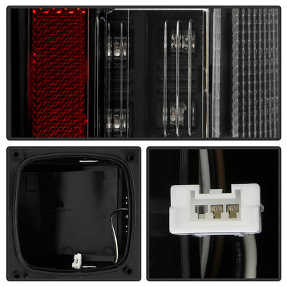 SPYDER 21-23 Ford F150 (Halogen w/ Blind Spot) Full LED Tail Lights - Black (ALT-YD-FF15021HALBS-BK) 5088789