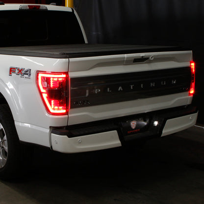 SPYDER 21-23 Ford F150 (Halogen w/ Blind Spot) Full LED Tail Lights - Black (ALT-YD-FF15021HALBS-BK) 5088789