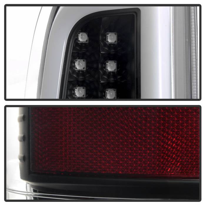 Spyder 08-16 Ford Super Duty F-250 V3 Light Bar LED Tail Lights — 1T317