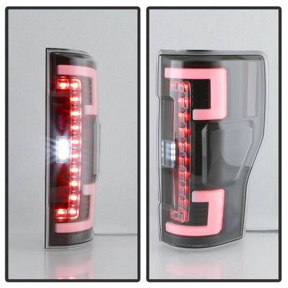 Spyder 17-18 Ford F-250 SD (w/Blind Spot Sensor) LED Tail Lights — 1T0ZR
