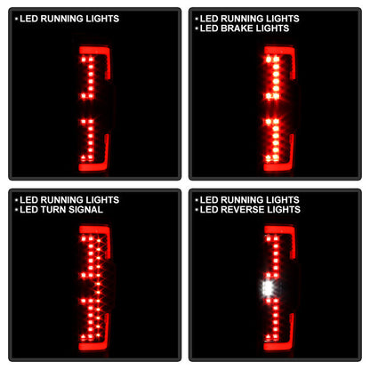 SPYDER 20-21 Ford F250 Superduty LED Tail Lights - Black (ALT-YD-FS20HAL-LED-BK) 5088659