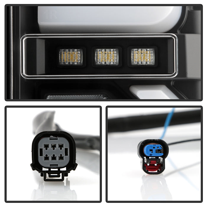 Spyder GMC Sierra 19-20 Incandescent Bulb Model Only LED Tail Lights