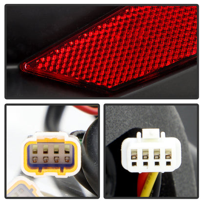 SPYDER Apex 22-24 Honda Civic 5-Door LED Tail Lights - Black (ALT-YD-HC225DAP-SEQGR-BK) 5089113
