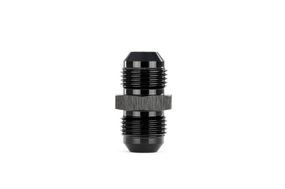 HPS Performance Products AN Male to Male Union Adapter, Aluminum, Black