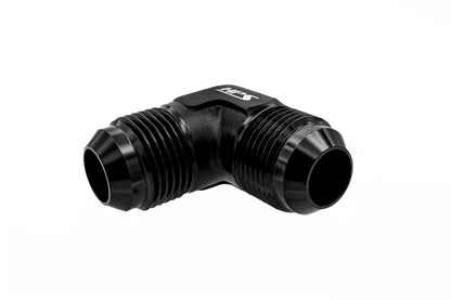 HPS Performance Products AN Male to Male Union Adapter, Aluminum, Black