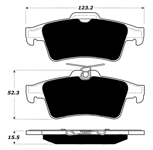 Porterfield Brake Pads for 2008 JAGUAR XJR-S
