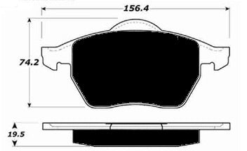 Porterfield Brake Pads for 2002 Volkswagen Jetta VR6