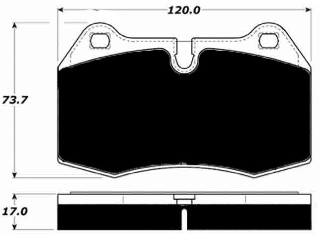 Porterfield Brake Pads for 2002 Ferrari 456 M GTA w/Brembo Brakes