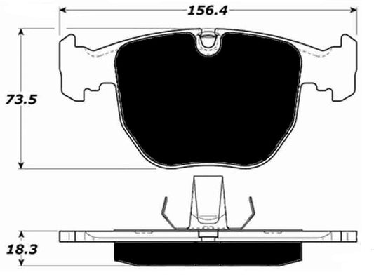 Porterfield Brake Pads for 2003 BMW X5 3.0i
