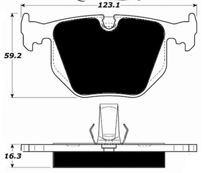 Porterfield Brake Pads for 1996 BMW 850I