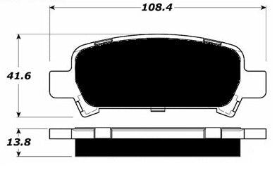 Porterfield Brake Pads for 2006 SUBARU LEGACY SEDAN 2.5 GT