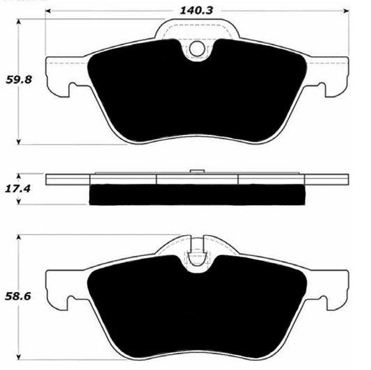 Porterfield Brake Pads for 2003 MINI Cooper