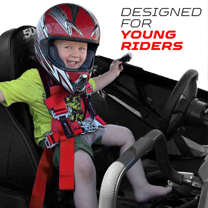 RZR PRO XP 4 Rear Bump Seat & Safety Harness