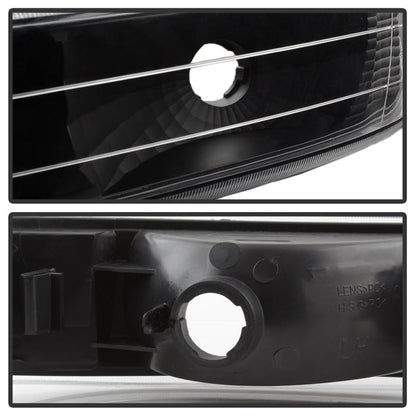 Spyder Xtune Chevy Silverado 99-02 Amber Reflector Bumper Lights Black Cbl-Jh-CS99-Am-Bk