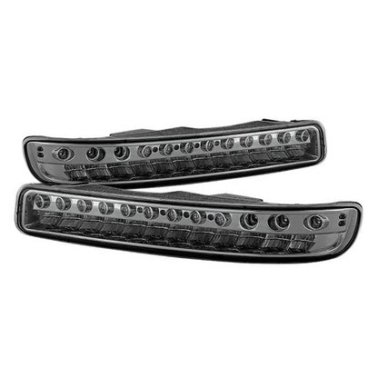 SPYDER Xtune GMC Sierra 99-06 Full LED Bumper Lights Smoke CBL-JH-GS99-LED-SM 9027130