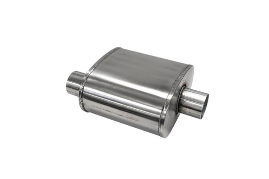 Corsa Performance Corsa Custom Sport Muffler 304SS 3in Offset In / 3in Center Out 10in
