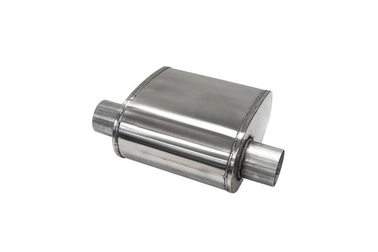 Corsa Performance Corsa Custom Sport Muffler 304SS 3in Offset In / 3in Offset Same Side