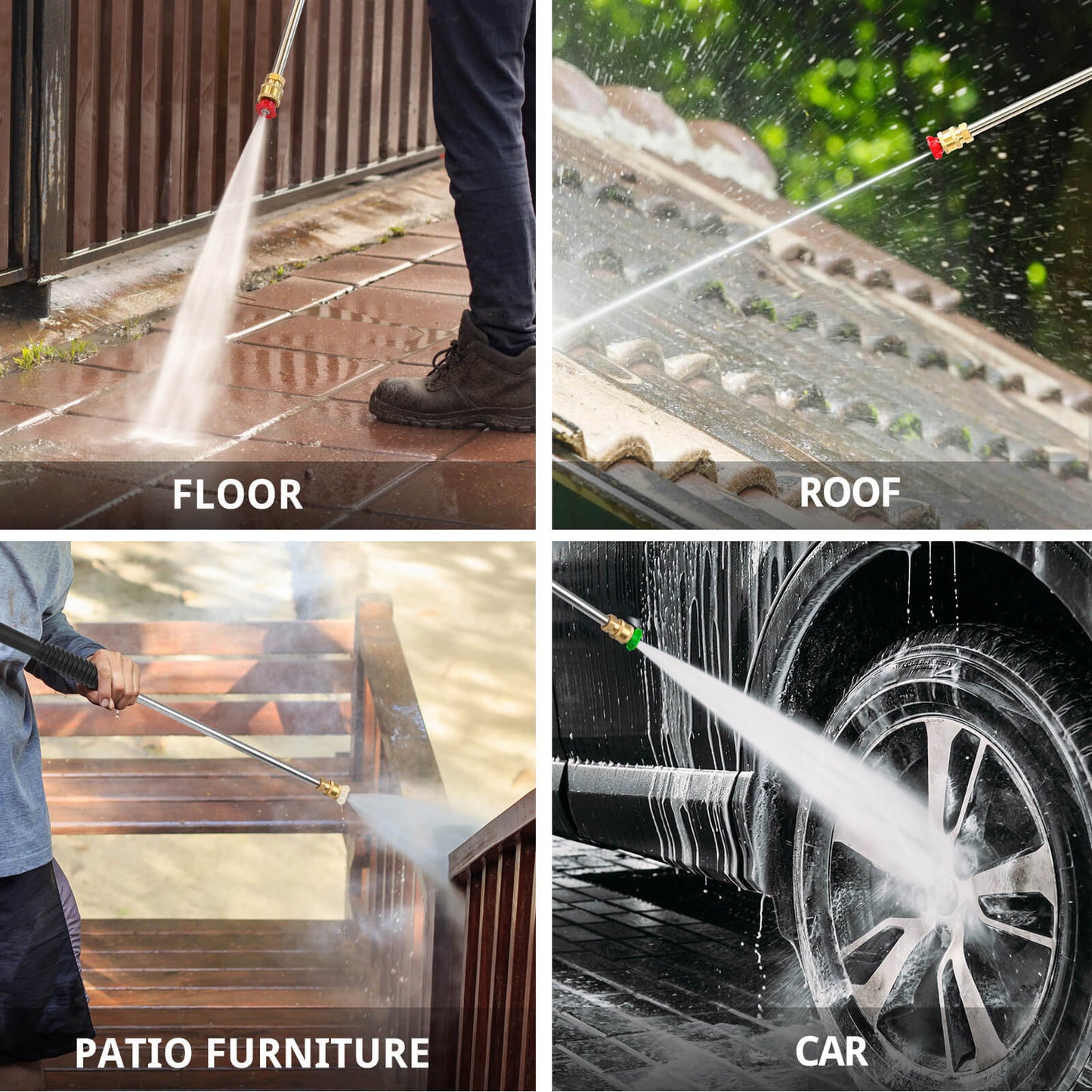 PowerSmart 3300PSI 2.5GPM 201cc Gas Pressure Washer DB1050