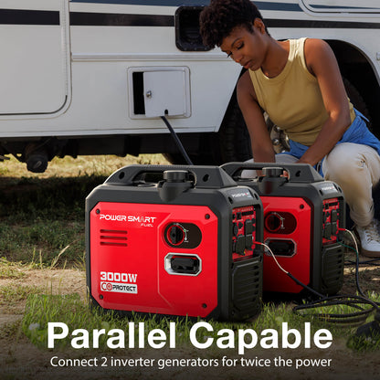 PowerSmart 3000W Inverter Gas Generator w/ CO Alert DB5032