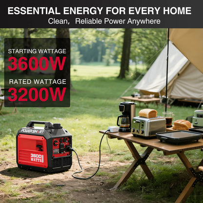 PowerSmart 3600W Inverter Gas Generator DB5035 Series