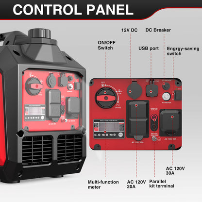 PowerSmart 3600W Inverter Gas Generator DB5035 Series