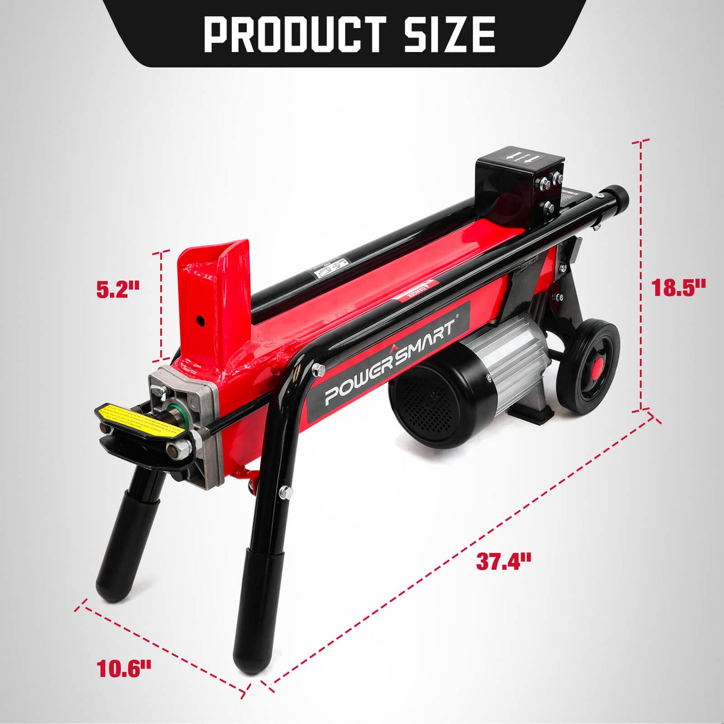 PowerSmart 7-Ton 15Amp Electric Wood Log Splitter DB6407