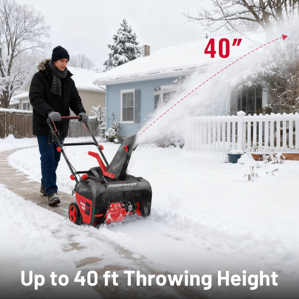 PowerSmart 21'' 212cc Single Stage Gas Snow Blower DB7021
