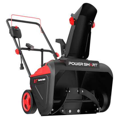 PowerSmart 21'' 15A Single Stage Electric Snow Blower w/ LED Light DB7521