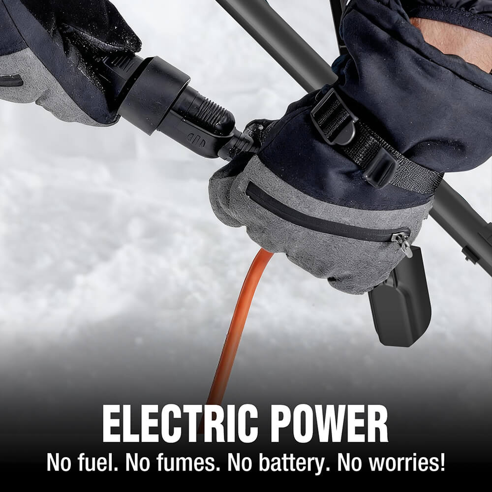 PowerSmart 21'' 15A Single Stage Electric Snow Blower w/ LED Light DB7521