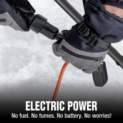 PowerSmart 21'' 15A Single Stage Electric Snow Blower w/ LED Light DB7521