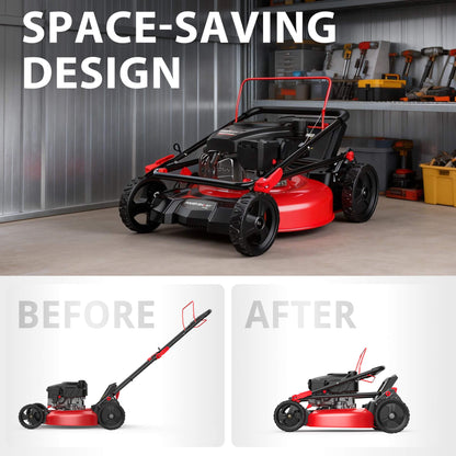 PowerSmart 21 " 170cc Gas Self-Propelled 3-in-1 Lawn Mower DB8621S