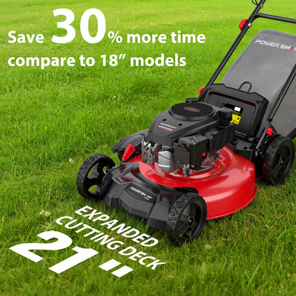 PowerSmart 21 " 170cc Gas Self-Propelled 3-in-1 Lawn Mower DB8621S