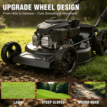 PowerSmart 22" 170cc Gas Self-Propelled 3-in-1 Lawn Mower V8622S